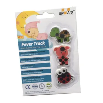 

Cartoon Forehead Thermometer Baby Shower Temperature Card Child Forehead Temperature Sticker Practical