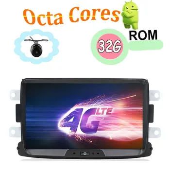 

cassette player recorder for Duster/Sandero/Logan/Lada/Xray/Dacia/Captur 2 din Car Radio tape recorder android 9.0 T Camera