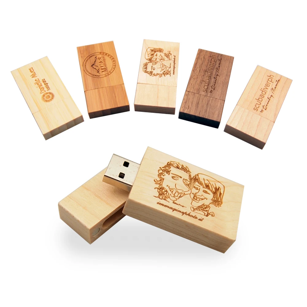 USB флешка logowoden 8 ГБ 16 32 64 более 10 шт. бесплатного логотипа|USB флэш-накопители| |