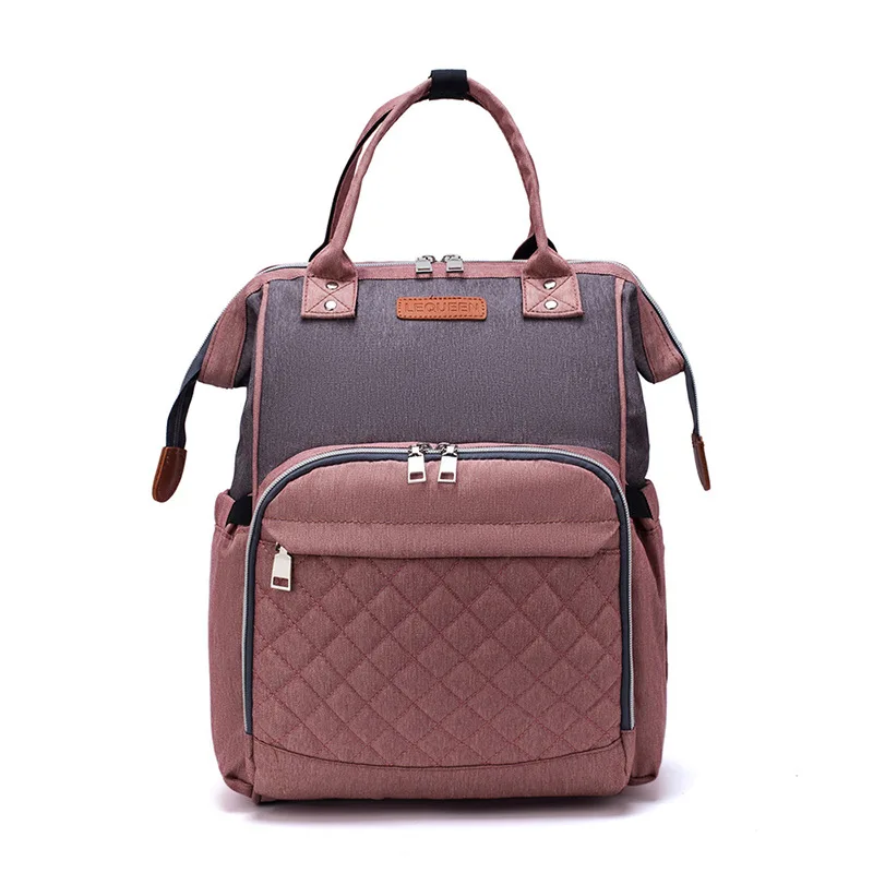 Lequeen модная сумка для подгузников для мам, брендовая Большая вместительная детская сумка, рюкзак для путешествий, дизайнерская сумка для ухода за ребенком - Цвет: D