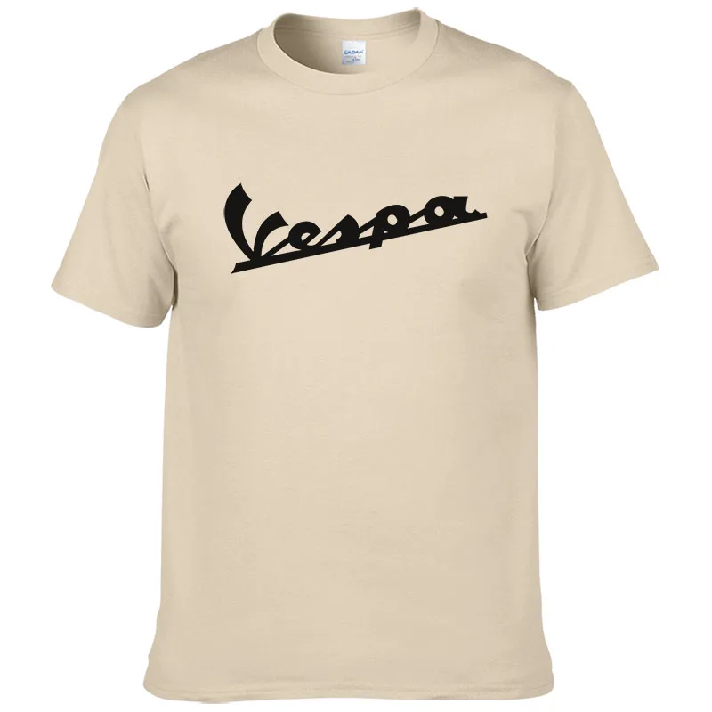 Vespa футболка для мужчин Досуг Divertida Camiseta Algodón de Verano манга Corta Cuello Redondo Camisetas Masculino