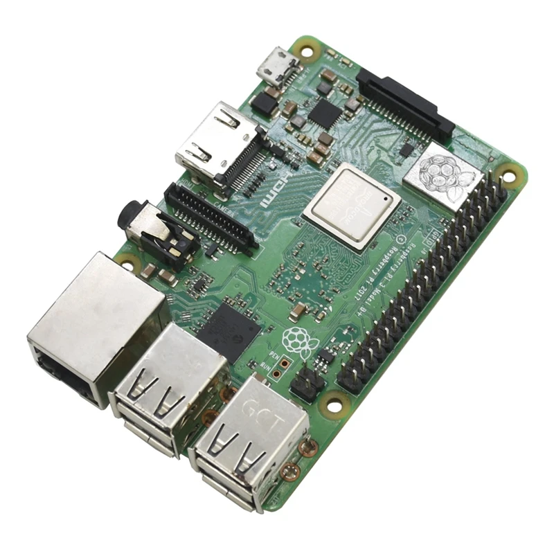 4 в 1 для Raspberry Pi 3 Model B + (Plus) с корпусом Abs, радиаторы + 5 В 3A адаптер питания для Raspberry Pi 3B