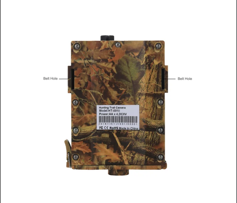 HT-001B Trail camera 12MP 1080P 30 шт. Инфракрасные светодиоды 850nm охотничья камера IP54 Водонепроницаемая 120 градусов угол Дикая камера