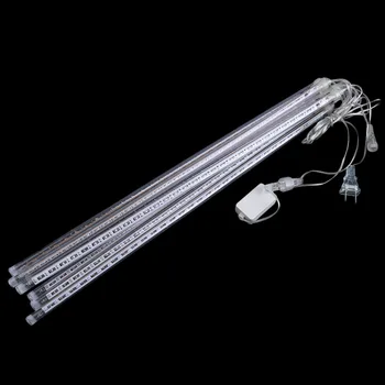 

ICOCO 6 Colors 50CM Meteor Shower Rain 8 Tubes Waterproof Bright LED Lights Outdoor Christmas Festival Decoration Lamp