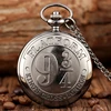 Hot Movie Extension King's Cross London 9 3/4 Platform Quartz Pocket Watch Bronze Full Hunter Necklace Pendant Clock reloj 2022 ► Photo 2/6