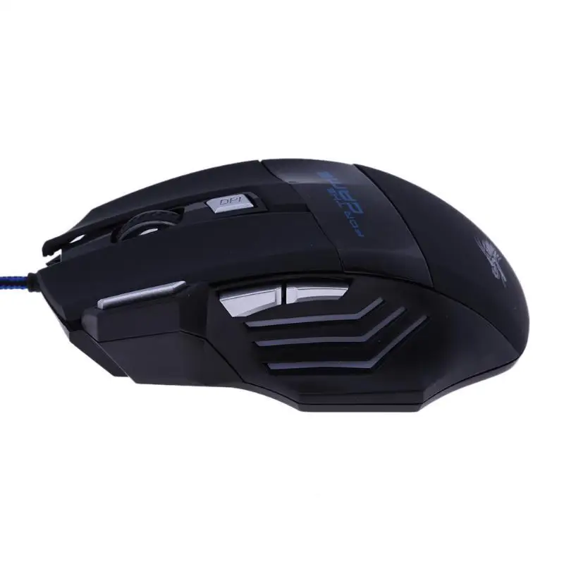  Professional USB Wired Gaming Computer Mouse 5500 DPI Optical LED Lighting Mouse Gamer for Computer