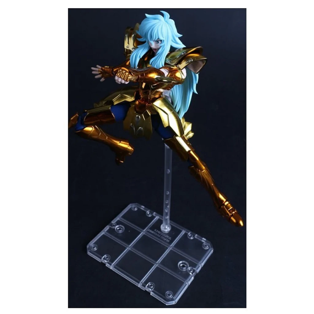 Action Figure Base Display Stands (1/144 or 1/100 Scale), Clear PVC Plastic