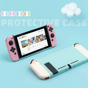

Colorful Switch Shell Split Hard Cover Box Anti-fall Protective Case Joy-Con Controller Housing For Nintendo Switch Accessories