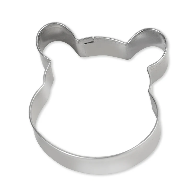 1.Bear head 28 стилей формочки для печенья формы из алюминиевого сплава Симпатичные формы животных формы для печенья DIY помадка, кондитерские изделия для украшения кухонные инструменты для выпечки - Цвет: 1.Bear head