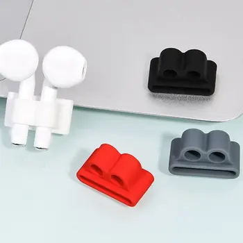 

Earphone Case Silicone Case For Apple Headphones Strap Storage Stand Anti-Lost Headphones Storage Cover