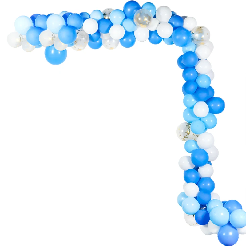 Голубые латексные воздушные шары-гирлянды для мальчиков, воздушные шары, арки, вечерние принадлежности, украшения для вечеринки на день рождения, для детей, для малышей, для мальчиков, Балон, подставка, комплект