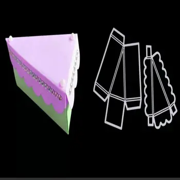 

Cake box Metal Cutting Dies for DIY Scrapbooking Album Paper Cards Decorative Crafts Embossing Die Cuts