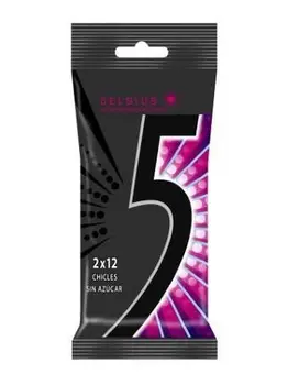 

FIVE chicle celsius sabor frutos rojos paquete 2 uds 58 gr
