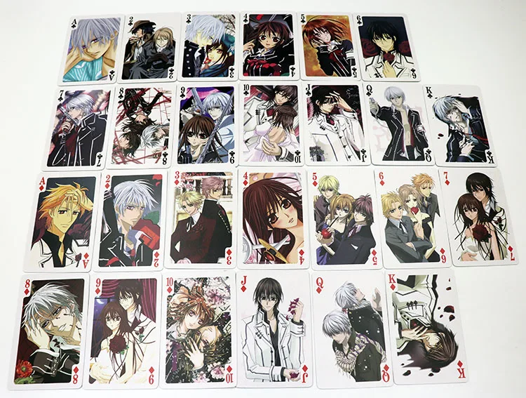 he man toys Vampire Knight Poker Toy Kiryuu  Zero Kaname Yuuki Playing Deck Board Game Card Anime  Character Gift Cards hulk toys