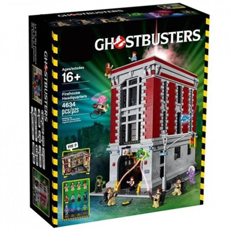 

In stock 16001 Ghostbusters Firehouse Headquarters Building Block Kits set Figures Brick Toy Compatible With Legoinglys 75827