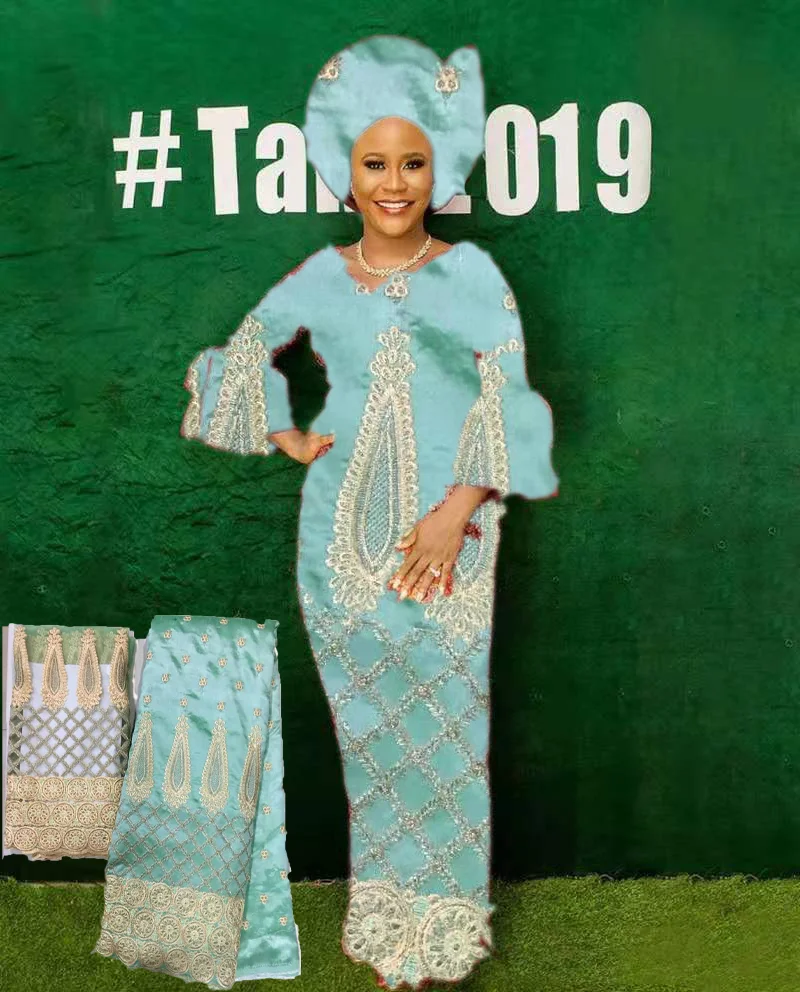 2020 African Laces Fabrics Embroidered Nigerian 3D Guipure French Cord Lace Fabric High-quality  African French Net Lace Fabric (1)