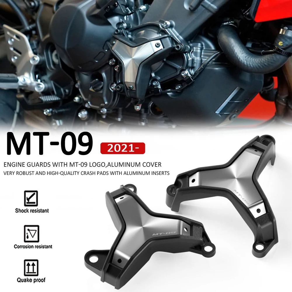 2021 NEW Motorcycle Parts For Yamaha MT 09 MT09 Side Engine Guard