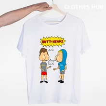 БИВИС и баттхед футболка рок навсегда футболка Для мужчин и Для женщин унисекс в уличном стиле