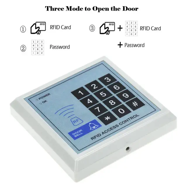 5YOA RFID Access Control System Device Machine Security Proximity Entry Door Lock Quality 2