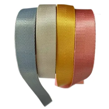 

New Color 5cm 5M Backpack Herringbone Pattern Strap Nylon Webbing Knapsack Strapping Satin Belt Sewing Bag Belt Accessories