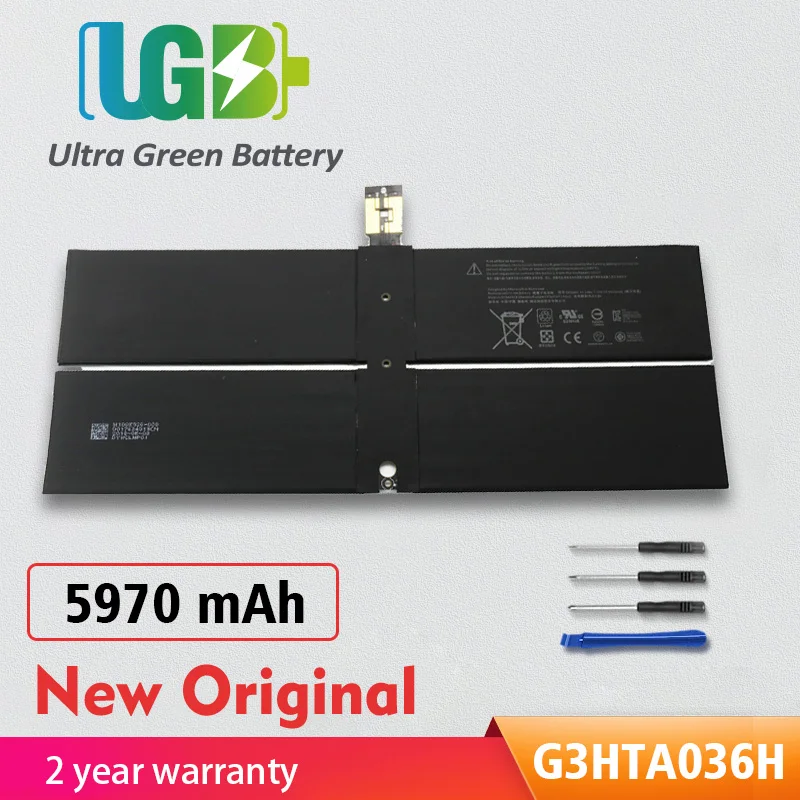 UGB новый оригинальный G3HTA036H DYNK01 Сменный аккумулятор для ноутбука Microsoft Surface 2 Book 1769