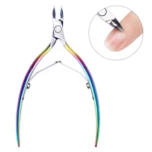 BORN PRETTY Rainbow кусачки для кутикулы омертвевшей кожи ножницы-триммер для удаления маникюра клипер плоскогубцы-кусачки инструмент для ухода за ногтями