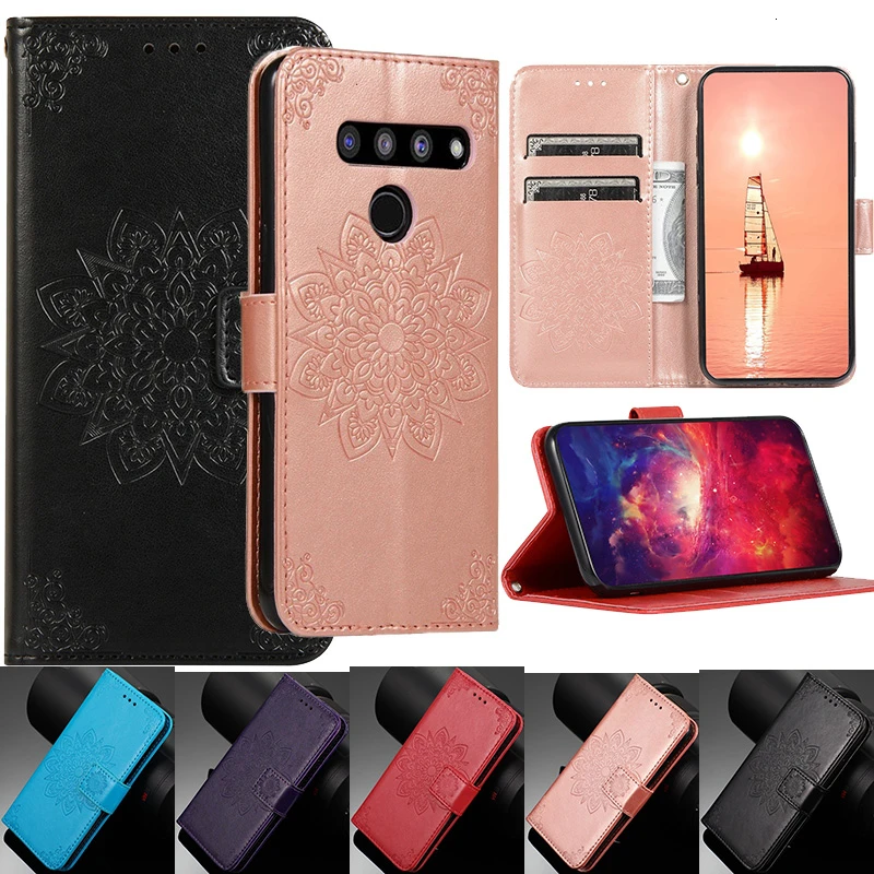 

Luxury Leather Wallet Case For LG V50 Thin Q Cases V50 Magnetic Flip Cover For LG V50 ThinQ Phone Bags Shockproof Card Slot Book