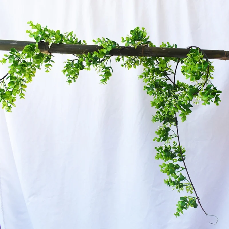0805B Artificial Plants Artificial Vines Fake Greenery Garland Wedding Backdrop Arch Wall Decor Fake Hanging Plant for Festival Party - Цвет: 0805B