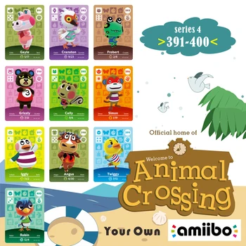 

391-400 All Amiibo Amibo Cards Cards Animal Crossing Form Tabby Card Amibo Amiibo Card Work Lily for Ns Games Card Isabelle Lily
