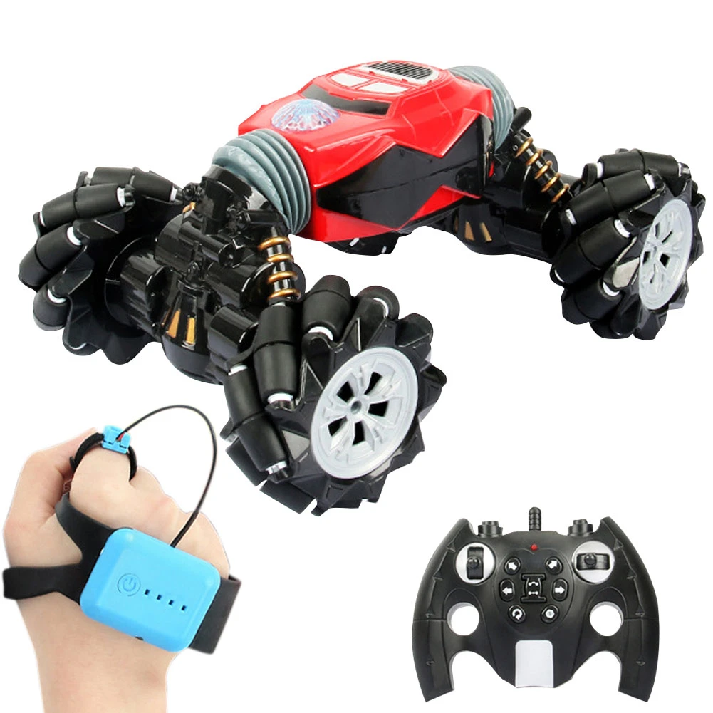 RC Stunt Car Light Music Gesture Sensor Twist Vehicle Drift Toy