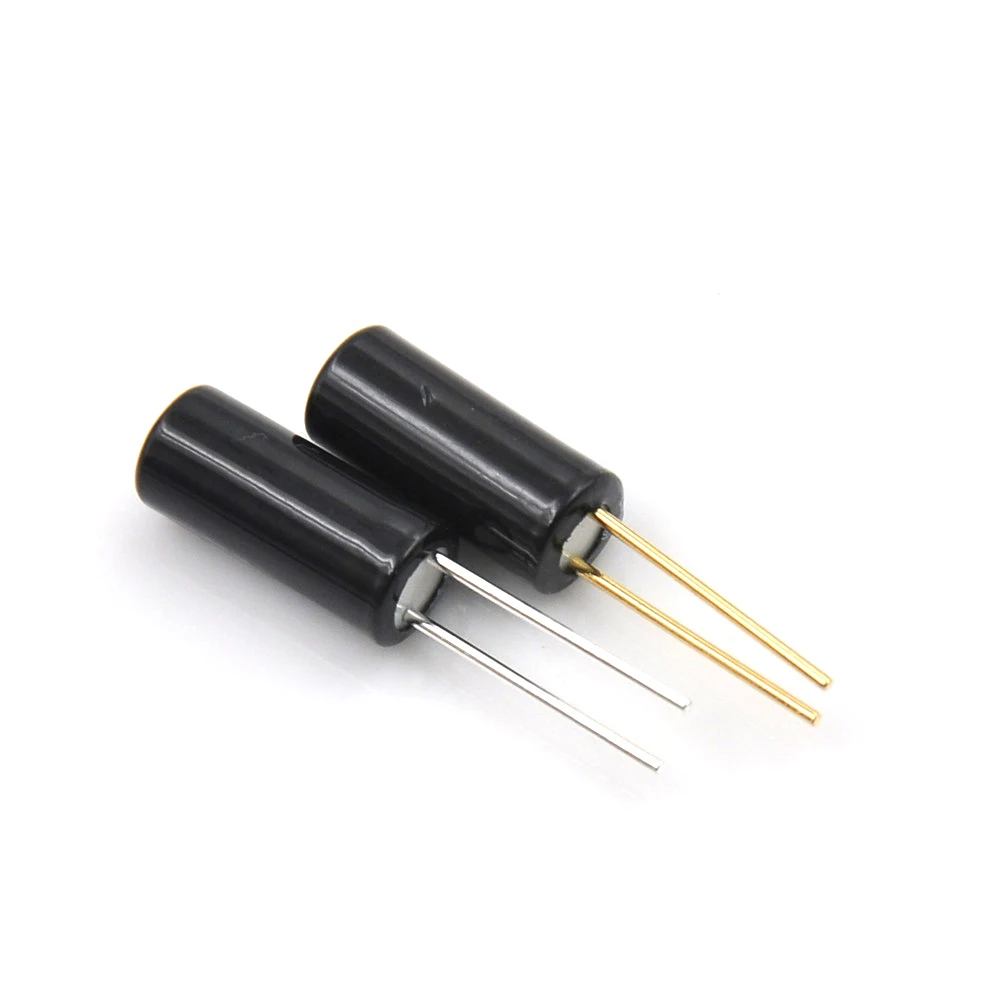 

10pcs Gold/Silver Vibration Sensor Metal Ball Tilt Shaking Switch Plated SW-520D Tilt Shaking Position Switches 5.2*11.5