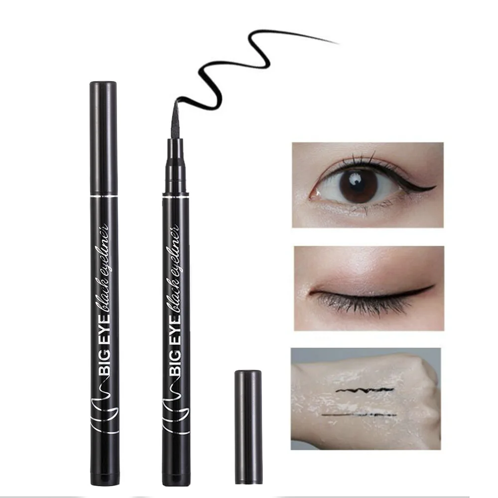 2022 Women 1 Pcs Eyeliner Liquid Pen Waterproof Long Lasting Quick Drying Smooth Makeup Beauty Matte Eyeliner Stamp Eye Pencil