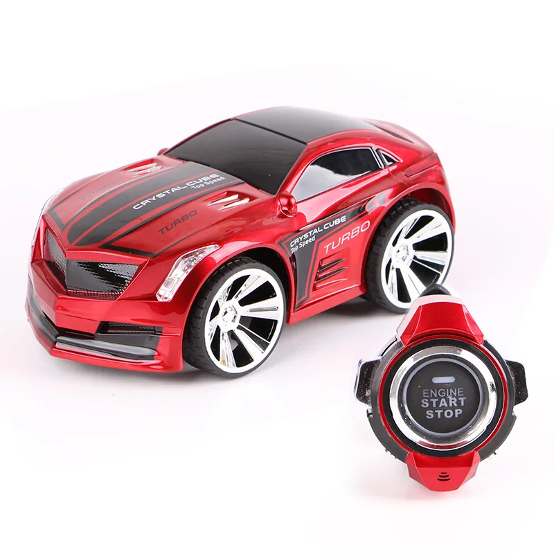 4 канала Смарт часы RC автомобиль Голосовая команда автомобиль игрушки с дистанционным управлением гоночные игры игрушки Дрифт автомобиль для детей подарок - Цвет: R-103 Red