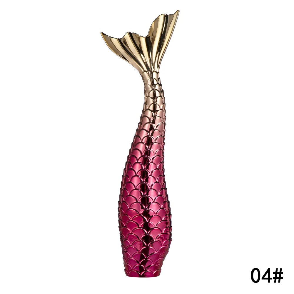 Mermaid Tail Lip Gloss and Balm Containers - Travel-Friendly Cosmetic Tubes