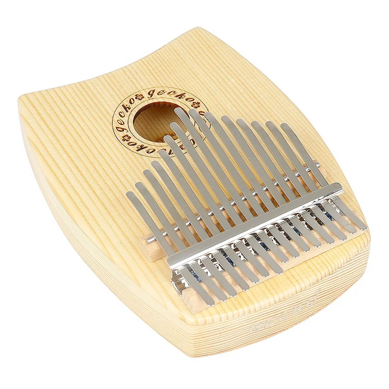 ELOS-Mbira Kalimba ель дерево 15 ключей большой палец Пианино музыкальный инструмент с Сумка для молотка перчатки