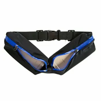 

Dual Pocket Waterproof Sport Running Runner Waist Belt Bag Pack Pouch Bum Sport Jogging Gym Yoga Zip Fanny Pack