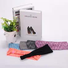 Повязка на голову хлопковая лента для волос для йоги волосы платье с повязкой головные уборы для бега украшения спортивные женские тюрбан