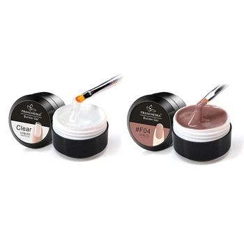 

2x Francheska Camouflage Gel Builder Gel Quickly Uv Builder Gel Soak Off Nail Extension Jelly Poly 10 Colors Clear Pink White Pi