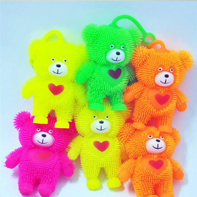 Petit ours d'amour brillant Hairball enfants jouets éducatifs-aléatoire