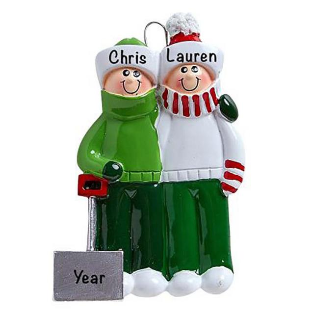 Christmas Tree Pendant DIY Name Smiling Christmas Ornaments PVC Personalized Family Pendant New Year Christmas Decoration