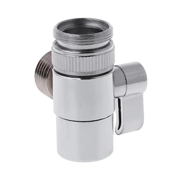 

Bathroom Kitchen Brass Sink Valve Diverter Faucet Splitter to Hose Adapter M22 X M24 G8TC