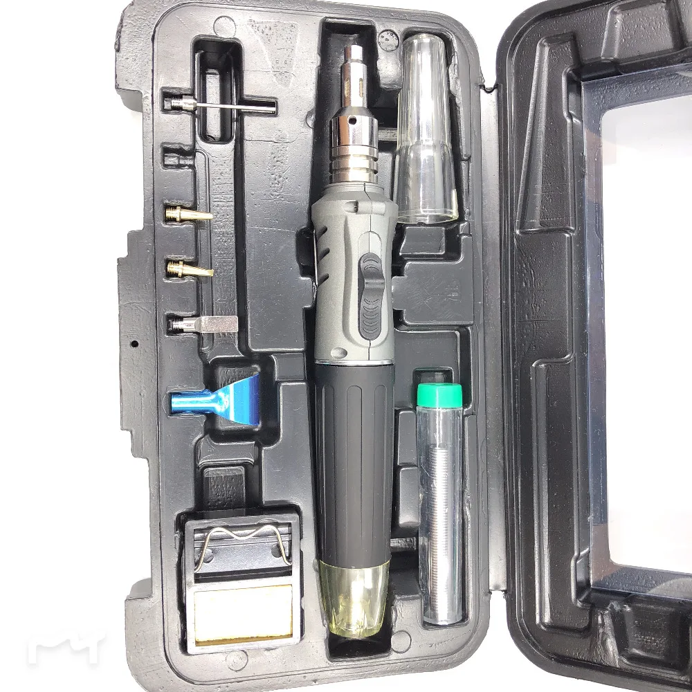 Welding soldering iron tool kit 10 in 1 soldering iron set butane gas blowing torch kit Welding soldering iron tool kit 10 in 1 soldering iron set butane gas blowing torch kit