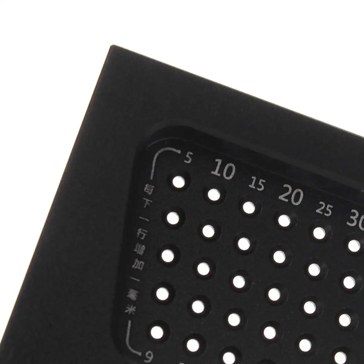Aluminum Alloy T Type Woodworking Ruler Punching Scriber Hole Scribing Gauge Hole Positioning Crossed Gauge Aluminum Alloy Ruler