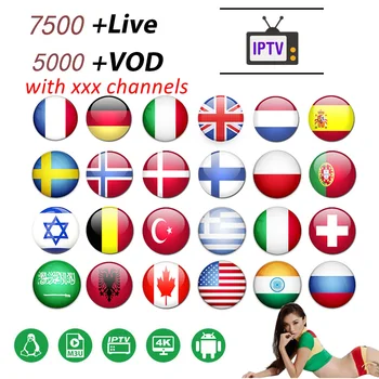 

World IPTV 7500 + Live Free Sports Adult Xxx French IPTV Germany Italy Portugal Spain UK Italian IPTV m3u adult for smart tv box