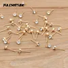 50pcs 6*15mm 2 Color DIY Earring Findings With Brick Earrings Clasps Jewelry Making Accessories Iron Hook Earwire Jewelry ► Photo 2/6