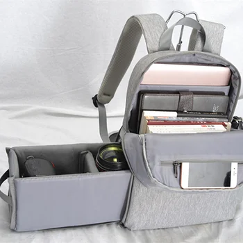 

Digital SLR Camera Laptop Backpack Waterproof Shockproof Portable for Travel NC99