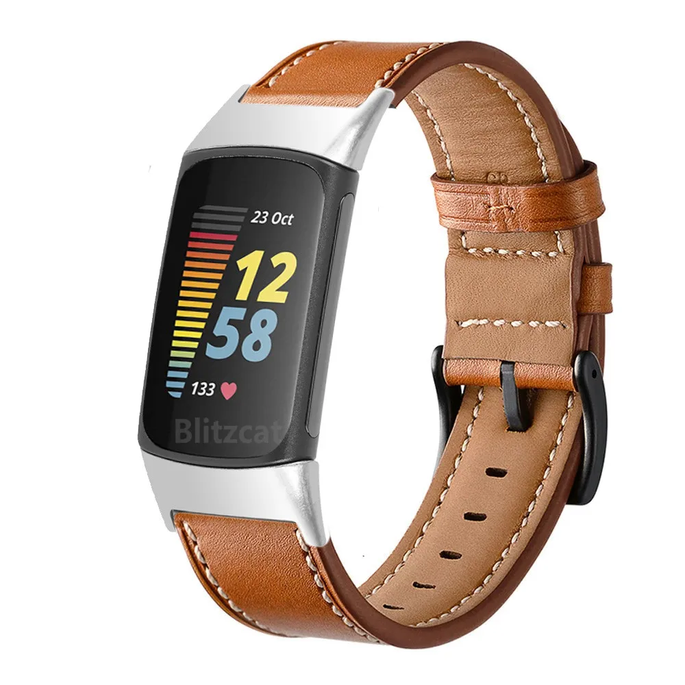 Elegant Leather Wrist Strap for Smartwatch - Premium Replacement Band Accessory