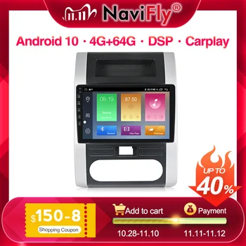 

NaiFly Android 10.0 Head Unit 4G Car Radio Multimedia Video Player Navigation GPS For Nissan X-Trail X Trail 2 T31 2007-2015