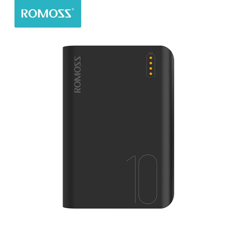 Romoss-Mini banco de energía Sense4, 10000mAh, carga rápida, cargador de batería externo portátil de 10000mAh para iPhone y Xiaomi