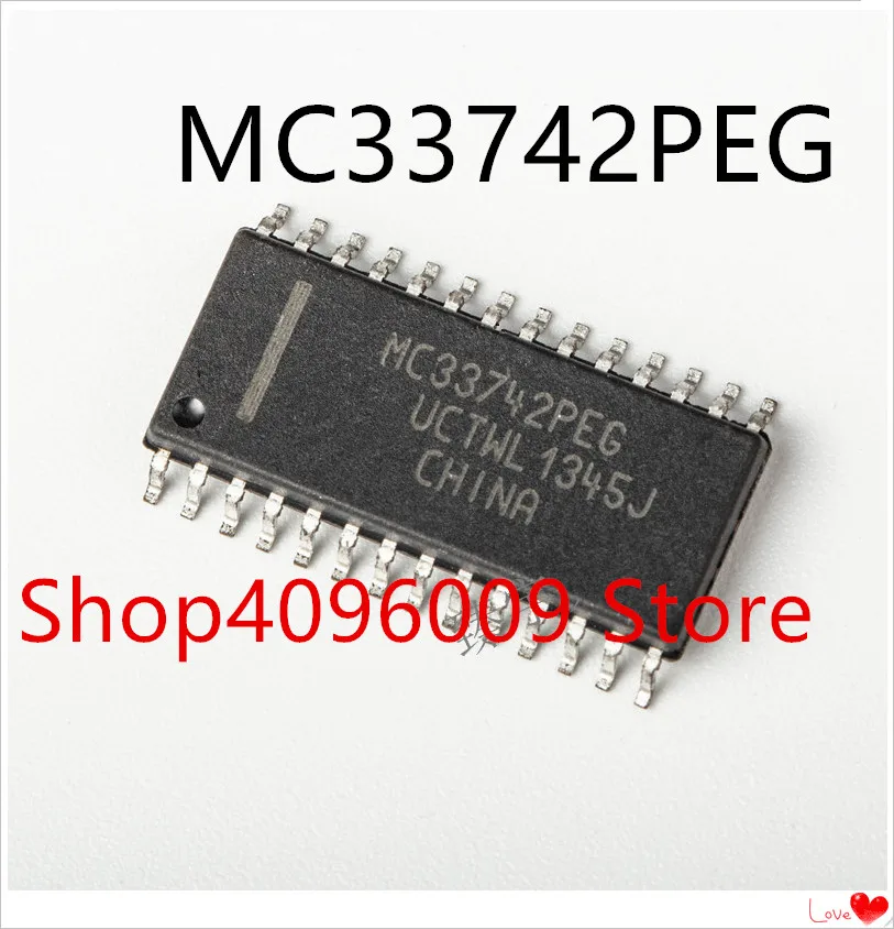 Новинка; 10 шт./лот MC33742PEG MC33742 лапками углублением SOP-28